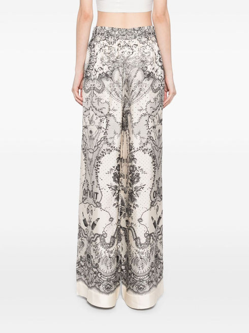 crush draw waist trousers